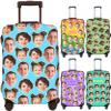 Boneker Custom Luggage Cover Personalized Suitcase Cover Add Your Name Photo Text Logo Double Sided Design Customized Elastic Protector Washable luggage cover protector for TravelS-XL (Avatar, XL) view 1