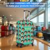Boneker Custom Luggage Cover Personalized Suitcase Cover Add Your Name Photo Text Logo Double Sided Design Customized Elastic Protector Washable luggage cover protector for TravelS-XL (Avatar, XL) view 4