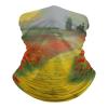 Poppies Field Yellow Brick Road Neck Gaiter UPF 50+ Sun Protection Face Mask Elastic Balaclavas Bandana Cooling Face Cover Scarf Cycling Neck Warmer Breathable Headwear for Men Women view 1