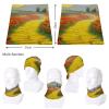 Poppies Field Yellow Brick Road Neck Gaiter UPF 50+ Sun Protection Face Mask Elastic Balaclavas Bandana Cooling Face Cover Scarf Cycling Neck Warmer Breathable Headwear for Men Women view 4