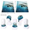 Kiss Dolphin Tale Neck Gaiter UPF 50+ Sun Protection Face Mask Elastic Balaclavas Bandana Cooling Face Cover Scarf Cycling Neck Warmer Breathable Headwear for Men Women view 4