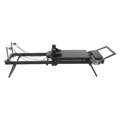Bacacoo Multifunctional Yoga Fitness Equipment, Foldable Pilates Reformer Machine, Pilates Exercise Equipment Up to 264.55lbs Weight Capacity for Homes, Offices, Yoga Studios (Black)