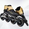 SLJJLHX Inline Skates for Men Women,Professional Fitness Inline Speed Skates Adult, High Performance Racing Skates, Unisex (Gold, US 10 / EU 43) view 2
