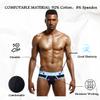 JOCKMAIL 2 Pack Mens Jock strap Underwear Briefs Sexy Backless Briefs for Men Open Back Underwear for Gym, Parties, Date Nights view 4
