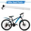VekAuto 1 Pc Bike Seat Posts 31.6x350mm Bike Saddle Post Seat Tube Universal Lightweight Carbon Fiber White view 3
