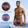 JOCKMAIL 2 Pack Mens Jock strap Underwear Briefs Sexy Backless Briefs for Men Open Back Underwear for Gym, Parties, Date Nights view 3