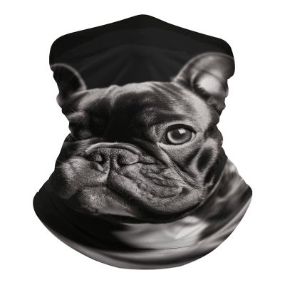 French Bulldog Neck Gaiter UPF 50+ Sun Protection Face Mask Elastic Balaclavas Bandana Cooling Face Cover Scarf Cycling Neck Warmer Breathable Headwear for Men Women