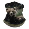 A Mother And A Cub Bears Neck Gaiter UPF 50+ Sun Protection Face Mask Elastic Balaclavas Bandana Cooling Face Cover Scarf Cycling Neck Warmer Breathable Headwear for Men Women view 1