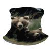 A Mother And A Cub Bears Neck Gaiter UPF 50+ Sun Protection Face Mask Elastic Balaclavas Bandana Cooling Face Cover Scarf Cycling Neck Warmer Breathable Headwear for Men Women view 3