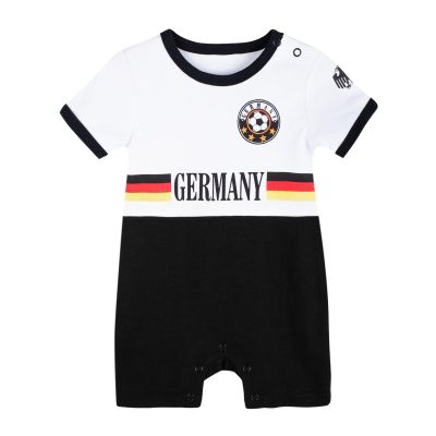 Cnins Unisex Baby Germany Football Outfits | German Soccer Romper for Infants | Soft Germany Baby Clothes (Ge-Rp,6-12M)