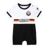 Cnins Unisex Baby Germany Football Outfits | German Soccer Romper for Infants | Soft Germany Baby Clothes (Ge-Rp,6-12M) view 1