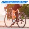 VekAuto 1 Pc Bike Seat Posts 27.2x350mm Bike Saddle Post Seat Tube Universal Lightweight Carbon Fiber White view 2