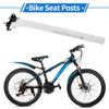 VekAuto 1 Pc Bike Seat Posts 27.2x350mm Bike Saddle Post Seat Tube Universal Lightweight Carbon Fiber White view 3