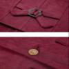 Toddler Cowboy Vest for Boys Western Suede Leather Burgundy Vest Retro Waistcoat Size 3 view 4