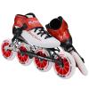 SLJJLHX Inline Speed Skates for Men Women,Professional Carbon Fibre Inline Skates Adult Male,High Performance Fitness Racing Skates,Unisex (RED, US 8 / EU 41) view 2