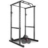 Squat Rack, 1200 LBS Fitness Power Cage, Stainless Steel Power Cage with 14-Speed Adjustable Barbell Protection Rack, Power Racks for Home and Indoor Gym (Black) view 1