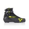 Fischer RC3 Skate Mens Cross Country Race Ski Boots, Black/Yellow, 42