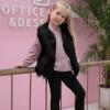 Toddler Girls Faux Fur Vest Coat Jacket Winter Coat Thick Warm Outwear Kids Sleeveless Waistcoat (Black, 2-3 Years) view 2