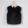 Toddler Girls Faux Fur Vest Coat Jacket Winter Coat Thick Warm Outwear Kids Sleeveless Waistcoat (Black, 2-3 Years) view 4