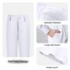 YuanLu Boys' Uniform White Dress Pants for Kids Tuxedo First Communion Pant for Wedding White Size 3 view 3