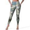 Americanes Eskimoess Dog Print Women's Yoga Pants High Waist Leggings Casual Pants with Pockets for Yoga Gym Workout 2XL view 1