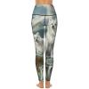 Americanes Eskimoess Dog Print Women's Yoga Pants High Waist Leggings Casual Pants with Pockets for Yoga Gym Workout 2XL view 2
