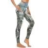 Americanes Eskimoess Dog Print Women's Yoga Pants High Waist Leggings Casual Pants with Pockets for Yoga Gym Workout 2XL view 3