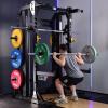 JZOPIDL X4 Power Rack - Heavy-Duty Steel Squat Cage with Adjustable Safety Bars and Chin-Up Bar for Home and Light Commercial Gym view 3