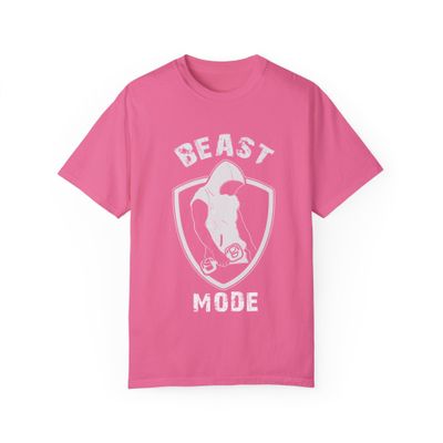 Beast Mode T-Shirt, Fitness Tee, Gym Motivation Shirt, Athleisure Wear, Vintage Style Top Crunchberry