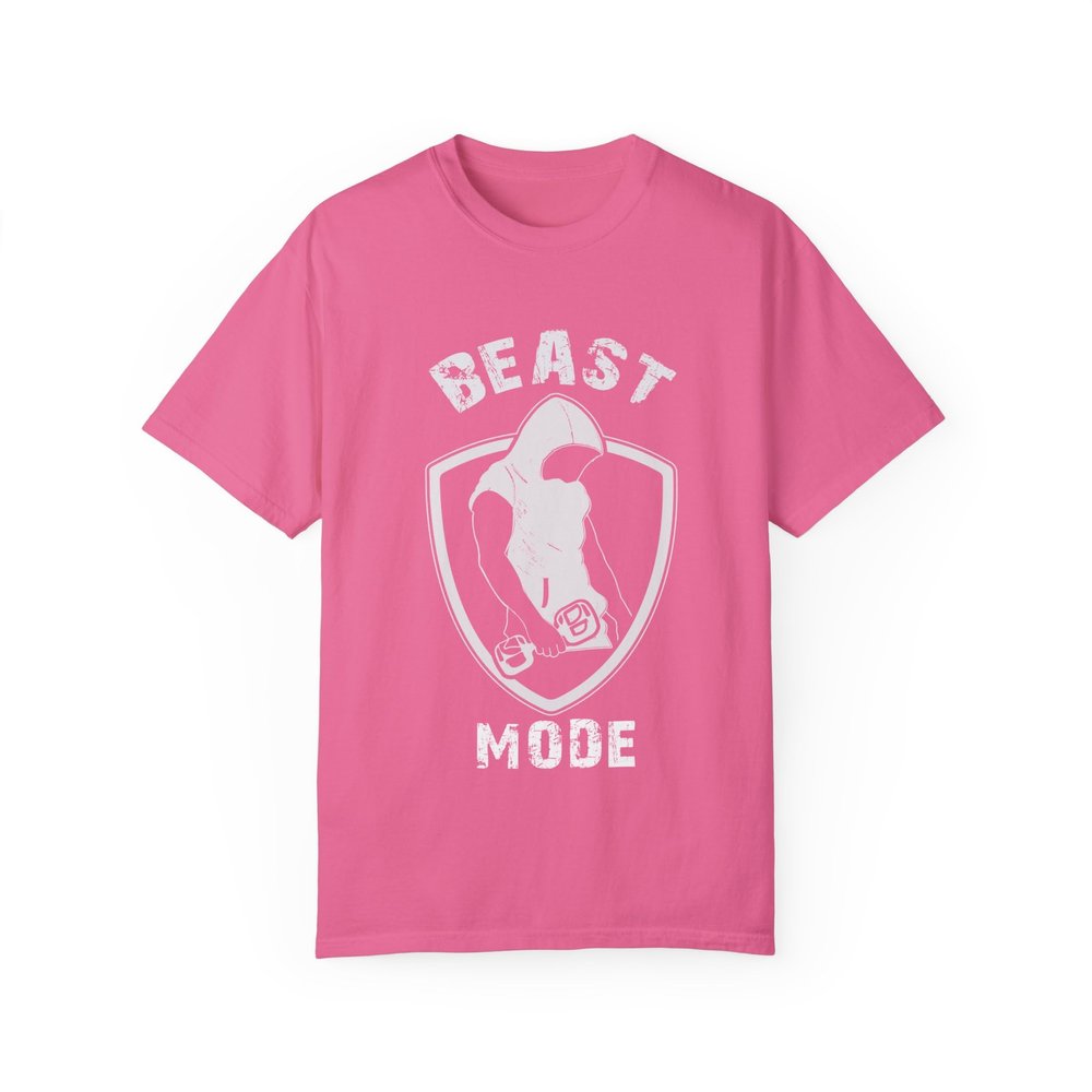Beast Mode T-Shirt, Fitness Tee, Gym Motivation Shirt, Athleisure Wear, Vintage Style Top Crunchberry