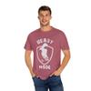 Beast Mode T-Shirt, Fitness Tee, Gym Motivation Shirt, Athleisure Wear, Vintage Style Top Crimson view 4