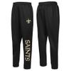 Outerstuff NFL Men's Side Line Elastic Tech Jogger, New Orleans Saints, Size X-Large Team Color view 1