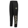 Outerstuff NFL Men's Side Line Elastic Tech Jogger, New Orleans Saints, Size X-Large Team Color view 2