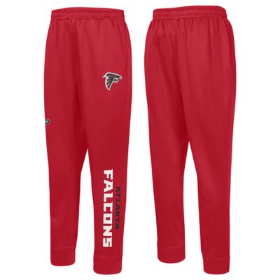 Outerstuff NFL Men's Side Line Elastic Tech Jogger, Atlanta Falcons, Size Medium Team Color