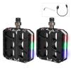MOMOJIA LED Bicycles Pedal Aluminum Alloy Mountain Bikes Pedals 9/16Inch Bicycles Pedals Antislip Sealed Bearing for Bicycles view 4