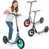 Large Kick Scooter for Adults, Teens & Kids 8-12 with Kickstand  12" Air-Filled Tires, Wide Deck, Lightweight Steel Frame  Madd Gear Urban Glide (Teal/Grey) view 1