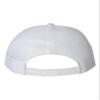 Adjustable White Structured Trucker Female Jack O Lantern Face Halloween Structured Trucker Cap view 2