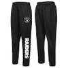 Outerstuff NFL Men's Side Line Elastic Tech Jogger, Las Vegas Raiders, Size Medium Team Color view 1