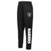 Outerstuff NFL Men's Side Line Elastic Tech Jogger, Las Vegas Raiders, Size Medium Team Color view 2