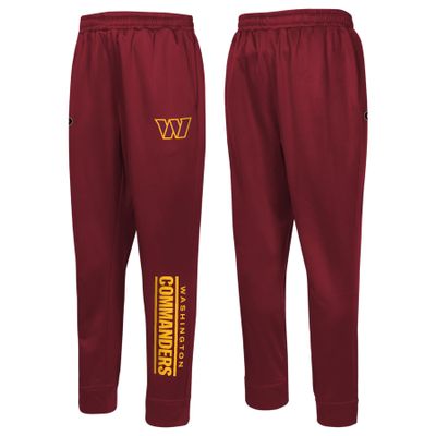 Outerstuff NFL Men's Side Line Elastic Tech Jogger, Washington Commanders, Size Medium Team Color