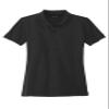 Mercer+Mettle Women's Stretch Heavyweight Pique Polo | Short Sleeve Collared Shirt for Women, Moisture Wicking Work Top, Deep Black, Small view 2