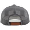 "Loop" Hooey Hat Orange/Grey w/Grey/White Rectangle Patch view 2