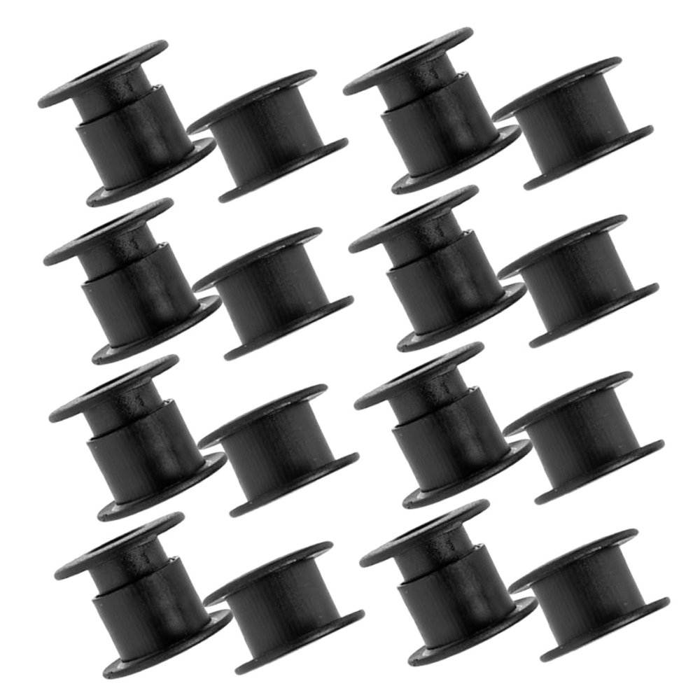 Happyyami 16pcs Foosball Table Bushings Plastic Foosball Machine Bearings Rods for Football Accessories