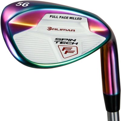 Orlimar Golf Spin Tech Full Face 64 Degree Lob Wedge, Iridescent Rainbow Mens Right Handed