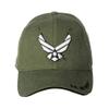 Artisan Owl Officially Licensed Air Force with Logo Embroidered Baseball Cap, OD view 1