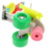 TOBBOMEY 1pair Adjustable Quad Roller Skates for Boys and Girls Easy to Use Boy Girl Skating Shoes Double Row Wheels for Beginners Fun Outdoor Activity Colorful Yellow Design view 3