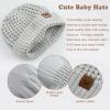 POMIJIAN Knitted Toddler Winter Hat Beanie for Baby Boy Girls Soft Cotton Cute Toddler Beanie Warm Infant Hats Outdoor (US, Age, 3 Years, 8 Years, Gray) view 4