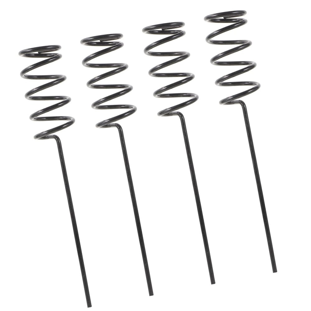 TOGEVAL 4pcs Fishing Pole Holders Durable Rod Stands for Bank Fishing Lightweight and Stable Design for Organizing