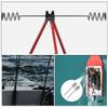 TOGEVAL 4pcs Fishing Pole Holders Durable Rod Stands for Bank Fishing Lightweight and Stable Design for Organizing view 2
