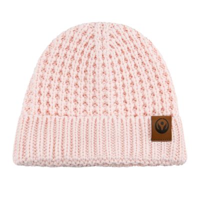 POMIJIAN Knitted Toddler Winter Hat Beanie for Baby Boy Girls Soft Cotton Cute Toddler Beanie Warm Infant Hats Outdoor (US, Age, 3 Years, 8 Years, Pink)
